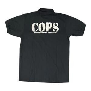 COPS TV Show Men’s M Barbour Langley Productions Authentic Team Vintage 90’s